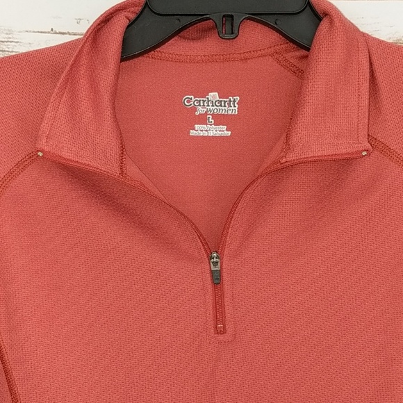 Carhartt Women's Orange Pullover Sweater Large - Picture 4 of 5